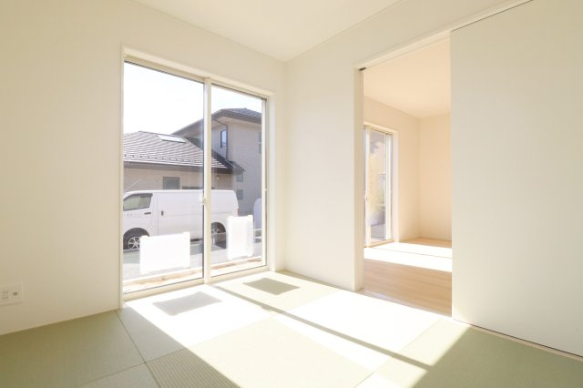 郡山市字城清水　　　１号棟　　　桜小学校、郡山第３中学区の和室