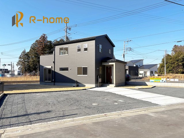 水戸市内原町第12　新築戸建て　1号棟の外観|ご予約を頂ければ、『平日』はもちろん『早朝』や『夜間』もご見学可能です♪お気軽にお申し付けください♪