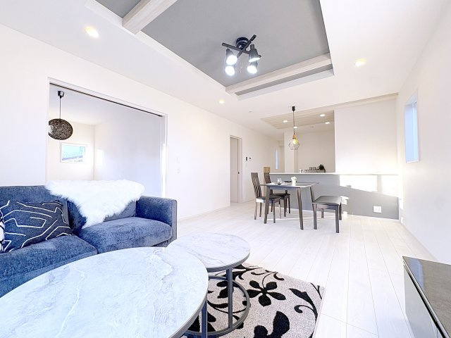 新築戸建・新築建売　福島市森合蒲原　森合小・清水中の居間・リビング