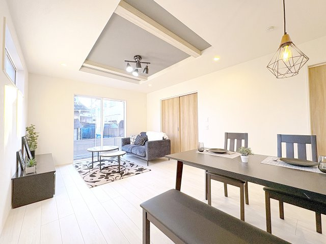 新築戸建・新築建売　福島市森合蒲原　森合小・清水中の居間・リビング