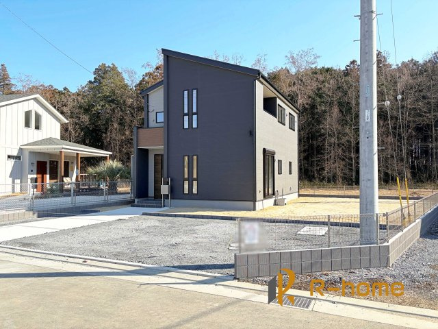 水戸市内原町第12　新築戸建て　2号棟の外観|ご予約を頂ければ、『平日』はもちろん『早朝』や『夜間』もご見学可能です♪お気軽にお申し付けください♪
