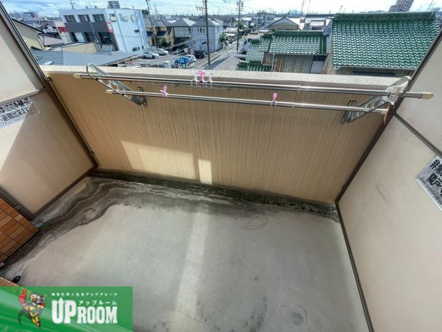 シンフォニー東新町のバルコニー