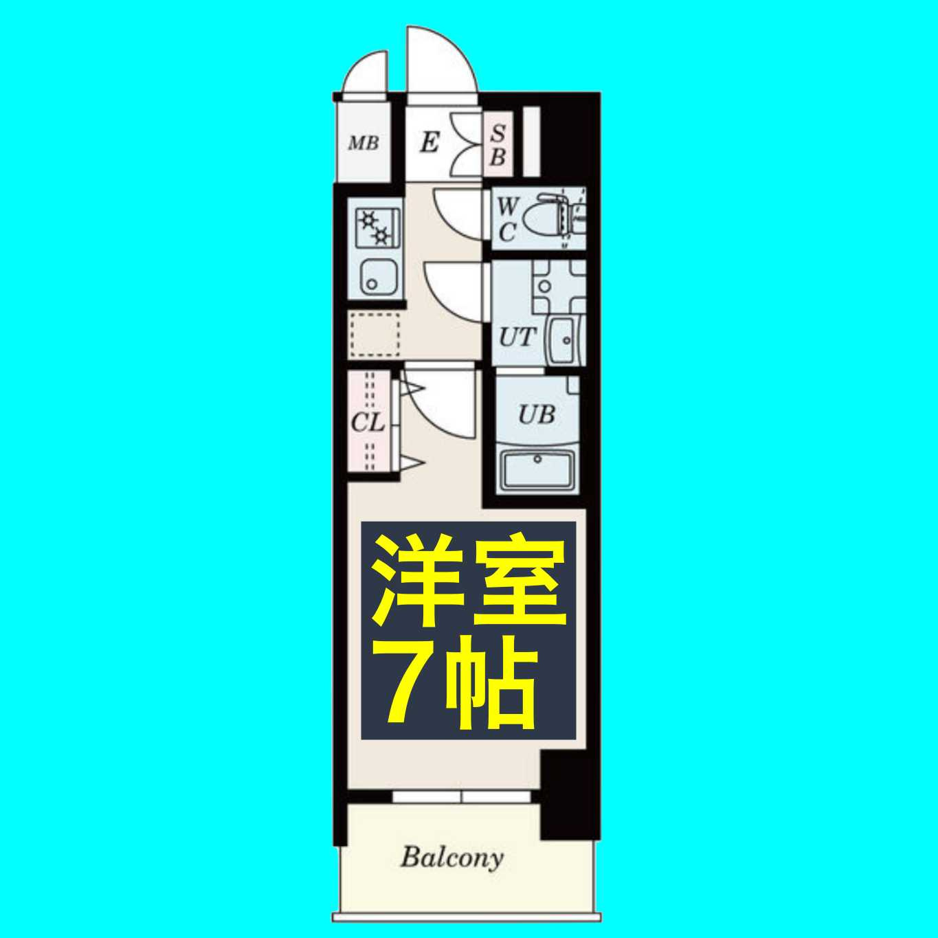 S-RESIDENCE茶屋ヶ坂の間取り