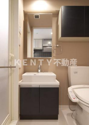 【洗面所】 | グラントゥルース大森ライズ | 脱衣スペースもあります