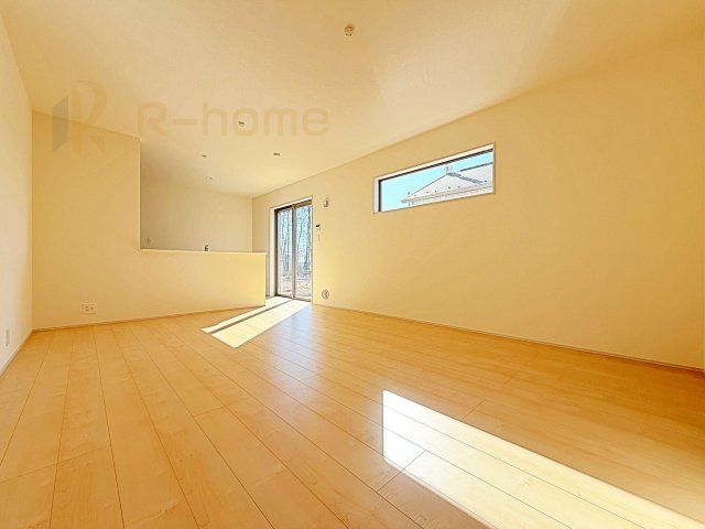 水戸市内原町第12　新築戸建て　3号棟の居間・リビング|広々としたLDK♪充分な広さがあり、ご家族でインテリアのレイアウトを考えるのも楽しみですね！