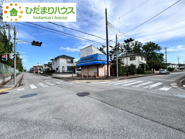 野田市岩名　土地の前面道路含む現地写真