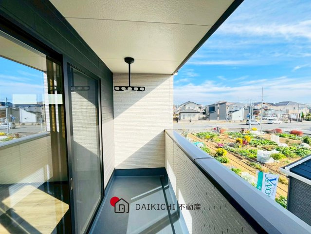 【バルコニー】 | 桶川市上日出谷第12期　ワイウッドコート　新築戸建　全3棟　2号棟