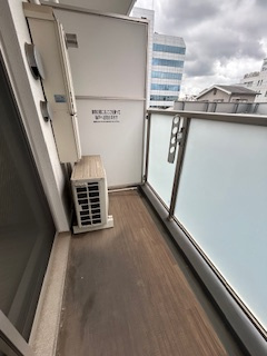 スペーシア江坂南金田のバルコニー|落ち着いた時間を過ごせるバルコニーです