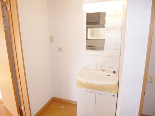 サウスパティオの洗面所|独立洗面台は人気の設備の一つです！