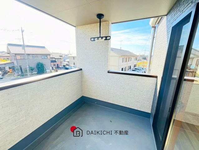 【バルコニー】 | 桶川市上日出谷第12期　ワイウッドコート　新築戸建　全3棟　3号棟