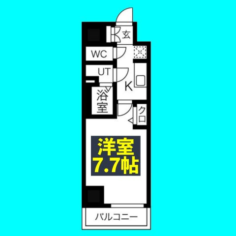 ディアレイシャス尾頭橋の間取り