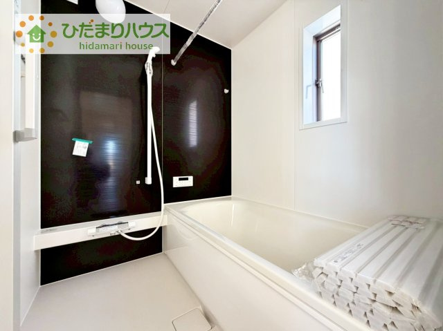 【浴室】 | 取手市宮和田第8　新築戸建 | 今日も１日お疲れでした。広いお風呂で疲れを癒してください、、、♡