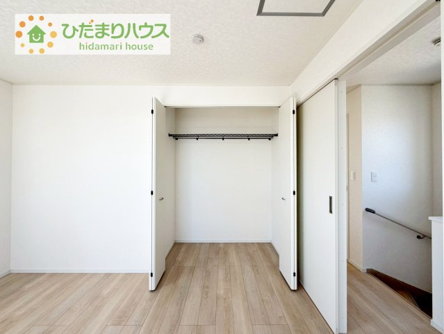 【収納】 | 取手市宮和田第8　新築戸建 | クローゼットタイプの収納は荷物がどこにあるかすぐに見つかります！