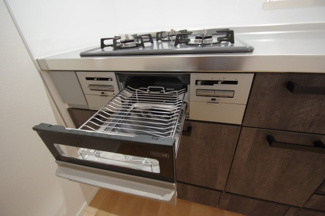 【キッチン】 | 【仲介手数料無料！！】国立市西1丁目　新築戸建て（全7区画）E号棟　5980万円 | グリル