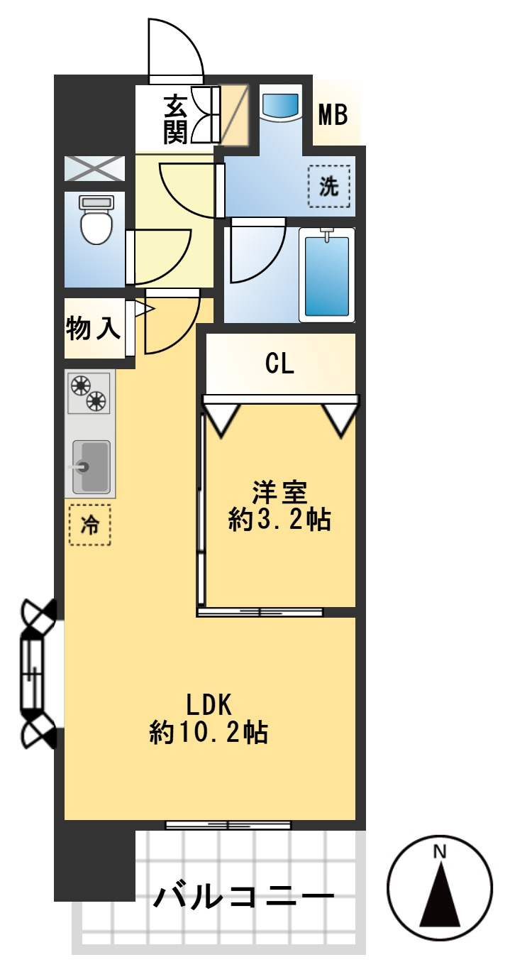 パークレジデンス江坂の間取り