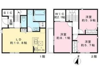 【間取り】 | ユアメゾン下加茂