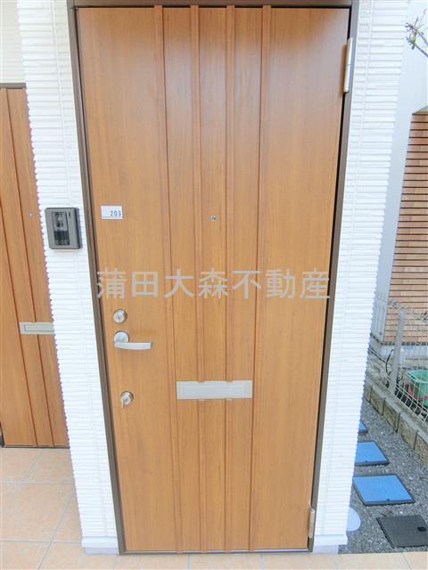 池上コーポの玄関