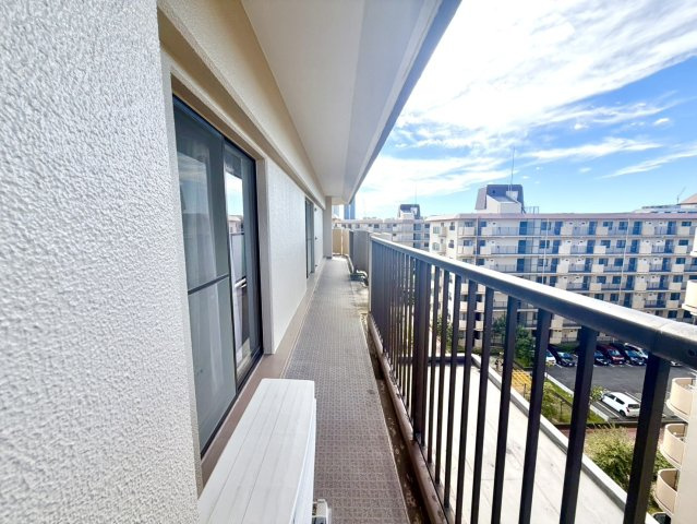 サンマンション千種公園D棟のバルコニー|バルコニー（西側）