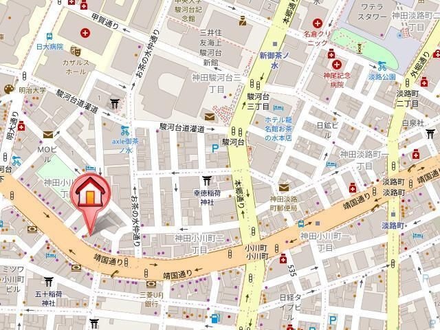 チェスターコート御茶ノ水の地図