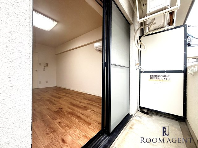 ハートイン白砂町W棟のバルコニー