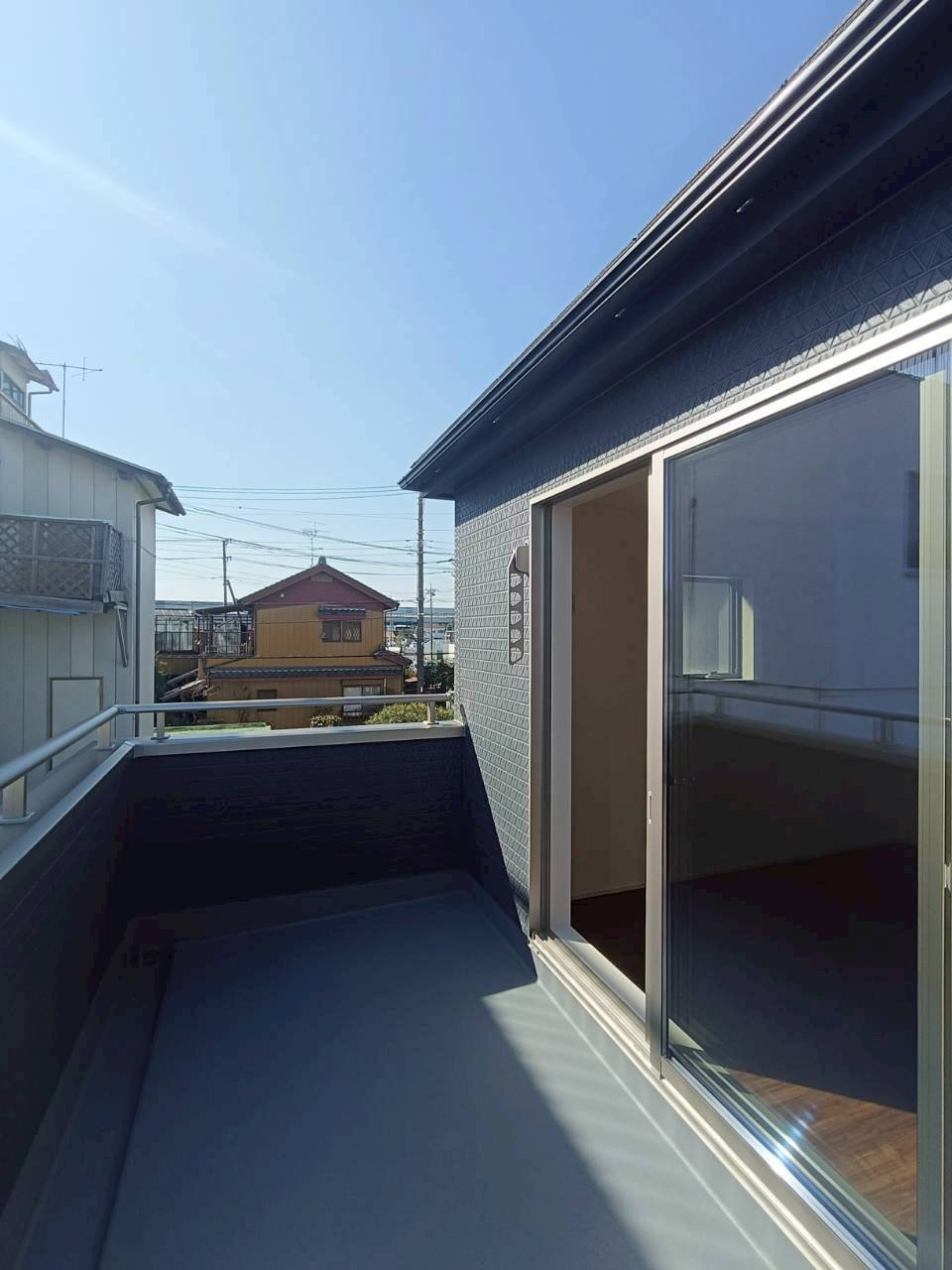 三郷市　鷹野4丁目　新築戸建　全6棟のバルコニー|お洗濯にも便利なバルコニー