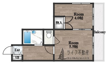 TAIHOメゾン大今里の間取り