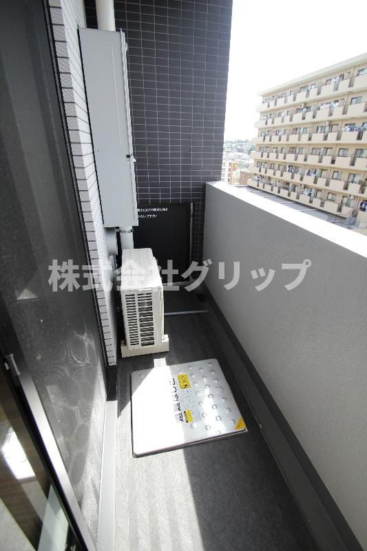 スパシエソリデ横浜鶴見のバルコニー