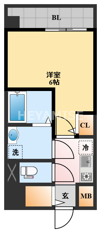 MODERN PALAZZO東本町の間取り