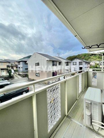 セジュール大和　Bのバルコニー