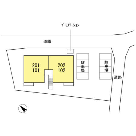ベルマーレ巽の区画図