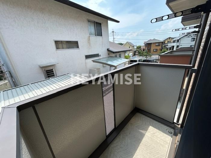 ボヌール三城のバルコニー