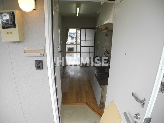 レジデンスオガタAの玄関