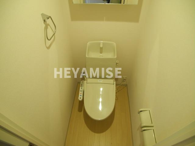 コンフォートハイツ小船越のトイレ|※室内画像は別号室(反転)