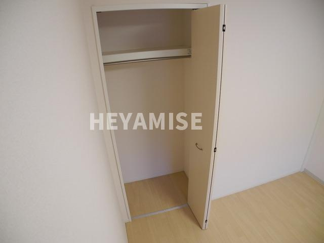 コンフォートハイツ小船越の収納|※室内画像は別号室(反転)