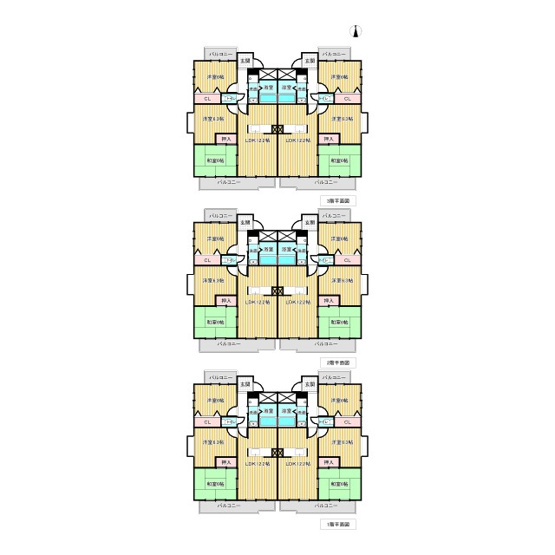 【間取り】 | AZOOL A・B　◆満室稼働中◆