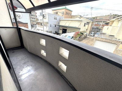 【バルコニー】 | 衣笠東御所ノ内町貸家