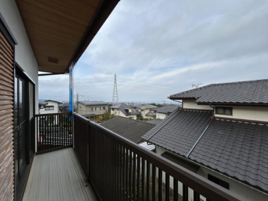 日立市台原町3丁目　中古戸建のバルコニー
