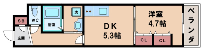 【間取り】 | グランツあびこⅢ