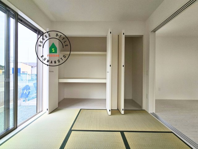 熊本市東区八反田1丁目第1₋4棟(7号棟)の収納|収納には困りません。