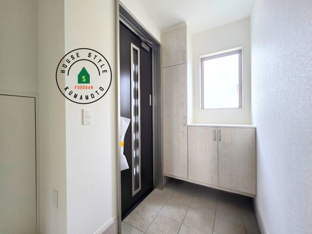 熊本市東区八反田1丁目第1₋4棟(7号棟)の防犯設備|二重ロックでしっかり防犯対策ができます。