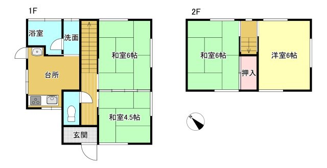 【今すぐご案内可能】豊明市三崎町中ノ坪　戸建の間取り