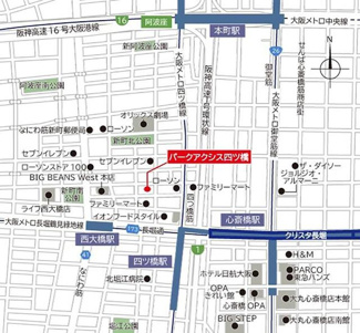 【地図】 | パークアクシス四ツ橋