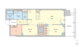 【間取り】 | ＲＪＲ堺筋本町タワー