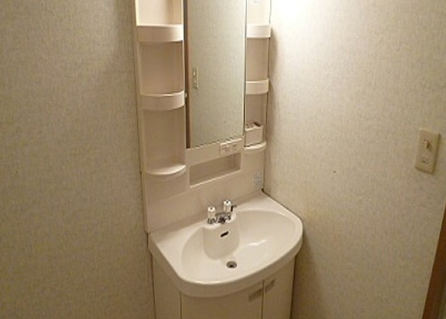 サンライズマンションの洗面所