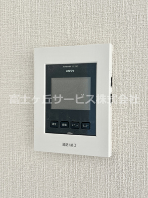 【セキュリティ】 | 裾野市佐野 7期 新築一戸建て 3号棟  | TVモニター付きインターフォンです