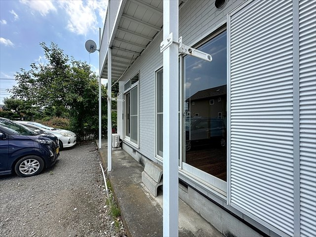 ビレッジ笠間のバルコニー