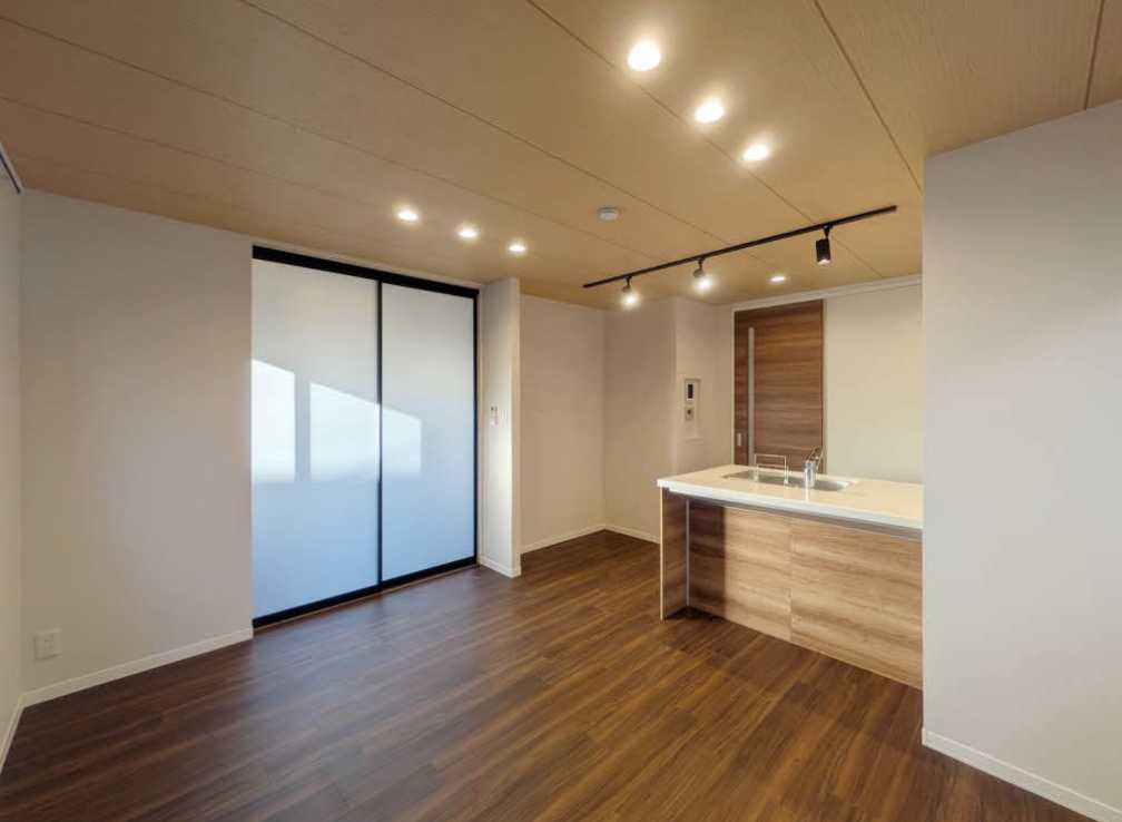 バーゴウ　フルリノベーション　シャーメゾン　駅近の居間・リビング