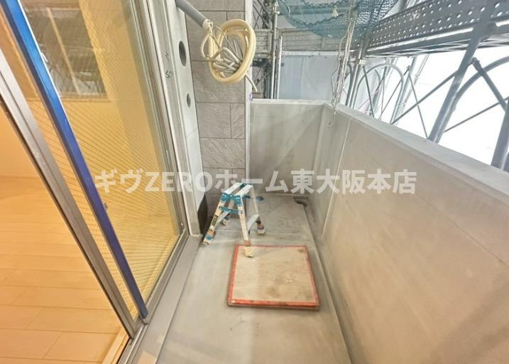 スプランディッド上本町WESTのバルコニー