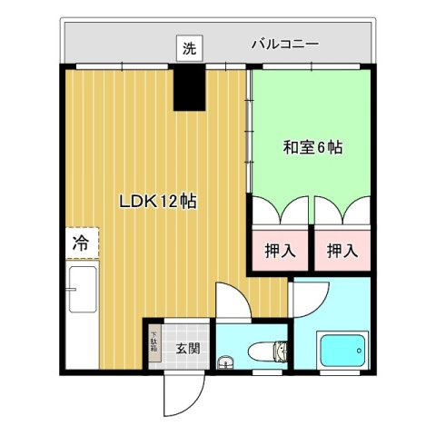 松藤ビルの間取り|間取図