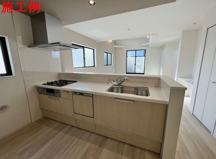 座間市入谷東3丁目新築戸建て　2期2号棟のキッチン|キッチン施工例